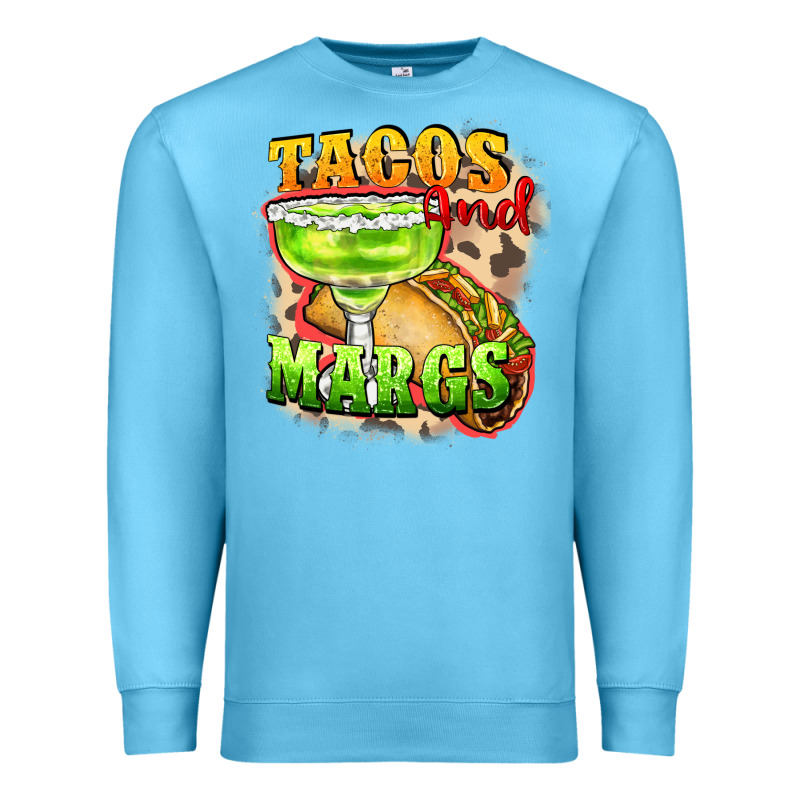 Tacos And Margs Premium Sweatshirt by FaDigitalArtStudio | Teevron