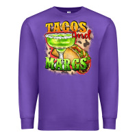 Purple Tacos and margs Premium Sweatshirt - FaDigitalArtStudio