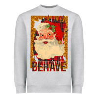 Heather Grey Behave Santa Heavyweight Sweatshirt - Bettercallsaul