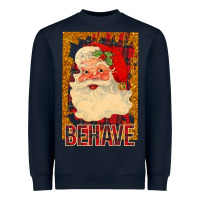 Navy Behave Santa Heavyweight Sweatshirt - Bettercallsaul