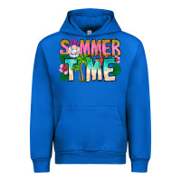 Cobalt Summer Time Urban Hoodie - CowhideDigitalArt