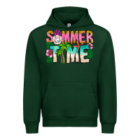 Forest Green Summer Time Urban Hoodie - CowhideDigitalArt