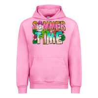 Fuchsia Pink Summer Time Urban Hoodie - CowhideDigitalArt