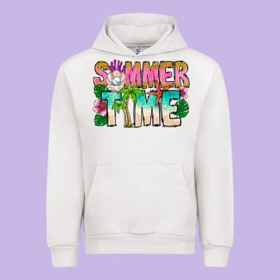 Summer Time Urban Hoodie Designed By Cowhidedigitalart
