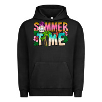 Pigment Black Summer Time Urban Hoodie - CowhideDigitalArt