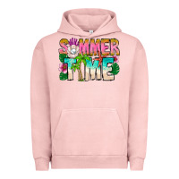 Pigment Salmon Summer Time Urban Hoodie - CowhideDigitalArt
