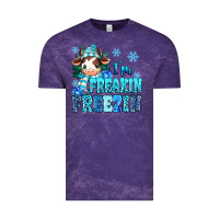 Cloud Purple I'm freakin freezin Vintage Tee - MaliasSmallBusiness