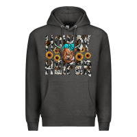 Charcoal Heather howdy heıfer Premium Hoodie - JahusDesignShop