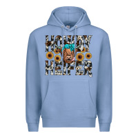 Colony Blue howdy heıfer Premium Hoodie - JahusDesignShop