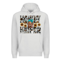 Dove Grey howdy heıfer Premium Hoodie - JahusDesignShop