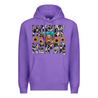Purple howdy heıfer Premium Hoodie - JahusDesignShop