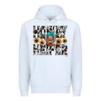 White howdy heıfer Premium Hoodie - JahusDesignShop