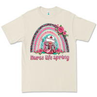 Nurse Life Spring Rainbow Premium Tee | Teevron