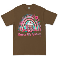 Cacao nurse life spring rainbow Premium Tee - BarkalooDesign