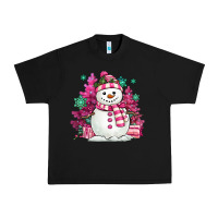 Black pink christmas snowman Urban Heavy Tee - MaliasSmallBusiness