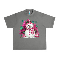 Tornado pink christmas snowman Urban Heavy Tee - MaliasSmallBusiness