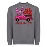 Storm valentine's day loads of love turck with balloons Heavyweight Sweatshirt - RanaPortraitStore