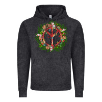 Vintage Black Christmas peace Vintage Hoodie - MaliasSmallBusiness