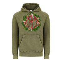 Vintage Olive Christmas peace Vintage Hoodie - MaliasSmallBusiness