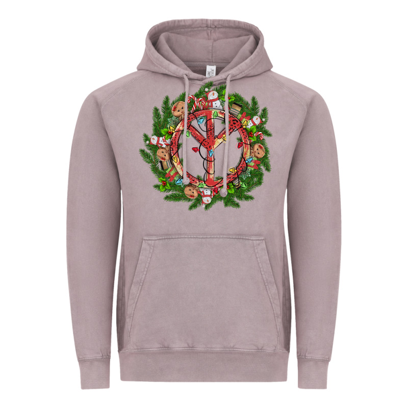 Christmas Peace Vintage Hoodie by MaliasSmallBusiness | Teevron