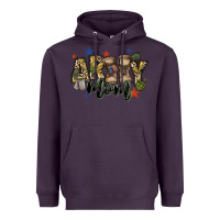 Plum army mom Heavyweight Hoodie - FaDigitalArtStudio