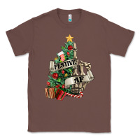Chestnut Festive af Christmas middle finger Classic Tee - NancyCooperArtShop