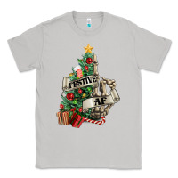 Moon Dust Festive af Christmas middle finger Classic Tee - NancyCooperArtShop