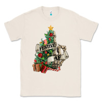 Natural Festive af Christmas middle finger Classic Tee - NancyCooperArtShop