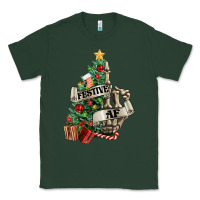 Sports Green Festive af Christmas middle finger Classic Tee - NancyCooperArtShop