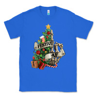True Royal Festive af Christmas middle finger Classic Tee - NancyCooperArtShop