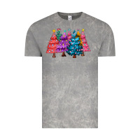Cloud Rock christmas trees and lights Vintage Tee - MaliasSmallBusiness