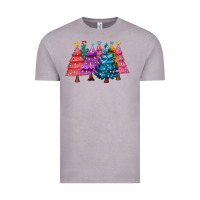 Vintage Zinc christmas trees and lights Vintage Tee - MaliasSmallBusiness