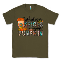 Army Green whatever spices your pumpkin Classic Tee - CowhideDigitalArt