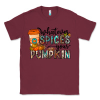 Burgundy whatever spices your pumpkin Classic Tee - CowhideDigitalArt