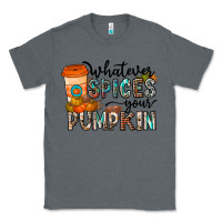 Charcoal Heather whatever spices your pumpkin Classic Tee - CowhideDigitalArt
