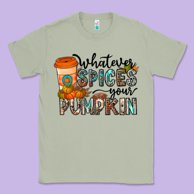 Whatever Spices Your Pumpkin Classic Tee Designed By Cowhidedigitalart