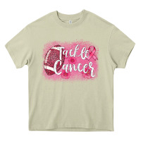 Mossy tackle cancer football leopard Heavy Core Tee - AdoDesignShop