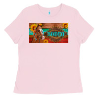 Bubblegum Pink aztec horse cactus and sunflowers license plate template Ladies Tee - Artiststas