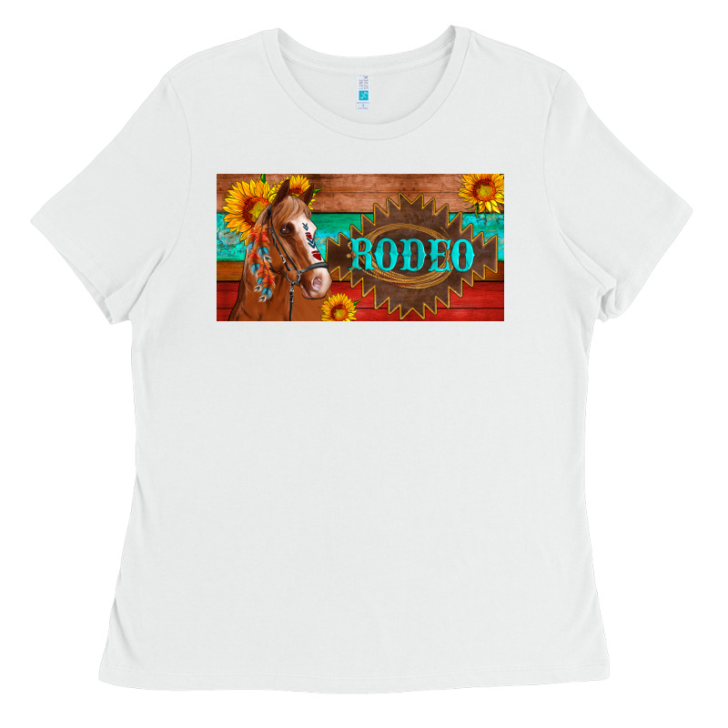 Aztec Horse Cactus And Sunflowers License Plate Template Ladies Tee by Artiststas | Teevron