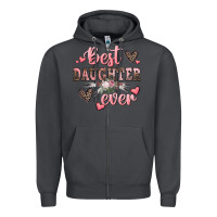 Smoke best daughter ever mother's day Zipper Hoodie - CowGirlArtShop