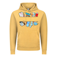 Vintage Mustard custom name nurse Vintage Hoodie - MaliasSmallBusiness