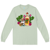 Matcha mexican tequila gnomes guitar roses cactus serape Long Sleeve Tee - Artiststas