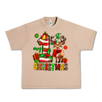 Burro my first christmas reindeer Urban Heavy Tee - MaliasSmallBusiness