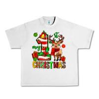 Lunar Rock my first christmas reindeer Urban Heavy Tee - MaliasSmallBusiness