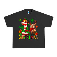 Pigment Black my first christmas reindeer Urban Heavy Tee - MaliasSmallBusiness