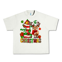 Pistachio my first christmas reindeer Urban Heavy Tee - MaliasSmallBusiness