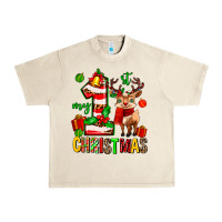 Sandshell my first christmas reindeer Urban Heavy Tee - MaliasSmallBusiness