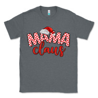 Charcoal Heather Mama Claus Classic Tee - MaliasSmallBusiness