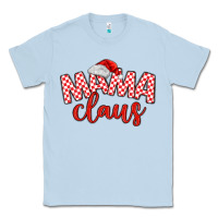 Dusty Blue Mama Claus Classic Tee - MaliasSmallBusiness