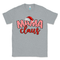Heather Grey Mama Claus Classic Tee - MaliasSmallBusiness